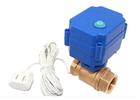 DC5V Motorized Ball Valve Two Way Thread Port For Underfloor Heating