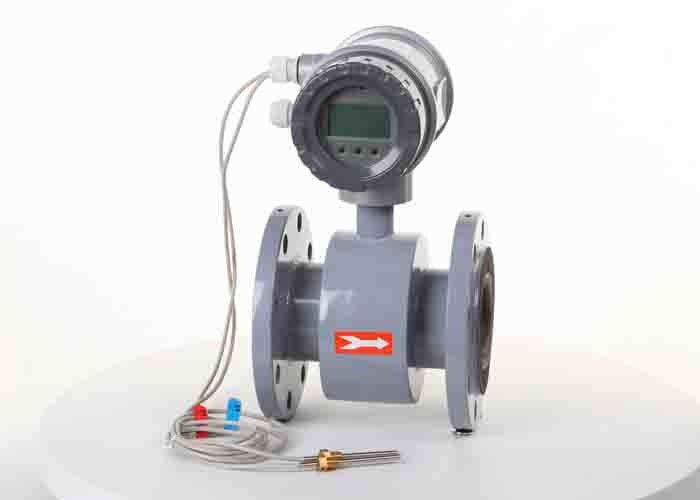 Flange Thermal Mass Electromagnetic Water Flow Meter PN16 15m/S